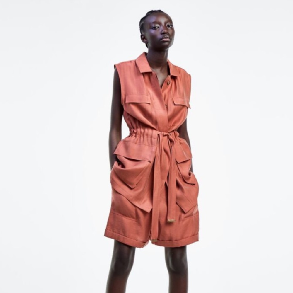 Zara matching vest and shorts